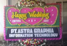 Bogor Bunga Papan Happy Wedding Bogor <br>BGR BP HW 601  1 bgr_bp_hw_600