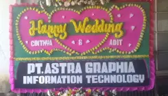 Bunga Papan Happy Wedding Bogor BGR BP HW 601 