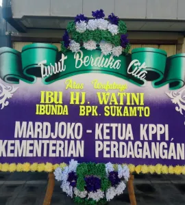 Blora Bunga Papan Duka Cita di Blora