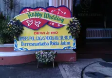 Balikpapan Bunga Papan Happy Wedding di Balikpapan<br>BPPN BP HW 1001 1 bunga_papan_happy_wedding_balikpapan_3