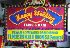 Bandung Bunga Papan Happy Wedding Bandung <br>BDG-BP-HW-F 1 bunga_papan_happy_wedding_bandung_601