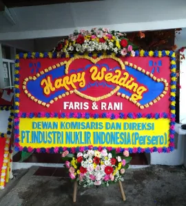 Bandung Bunga Papan Happy Wedding Bandung BDGBPHWF