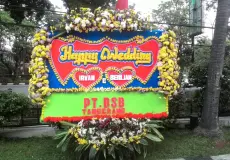 Cibinong Bunga Papan Happy Wedding di Cibinong Bogor<br>CBNG BP HW 1001 1 bunga_papan_happy_wedding_cibinong_3