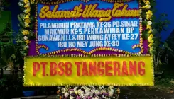 Bunga Papan Happy Wedding di CianjurCIJR BP HW 1001
