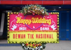 Jakarta Bunga Papan Happy Wedding Jakarta <br>JKT BP HW 501  1 jkt_bp_hw_500_2