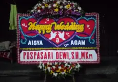 Jakarta Bunga Papan Happy Wedding Jakarta <br>JKT BP HW 502  1 jkt_bp_hw_500_8