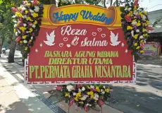 Surabaya Bunga Papan Happy Wedding Surabaya <br>SRBY BP HW 601 1 srby_bp_hw_600