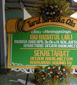 Sumenep Madura Bunga Papan Duka Cita Madura