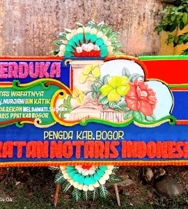 Pariaman Sumatra Barat Bunga Papan Duka Cita Pariaman PMN BP DC 6002