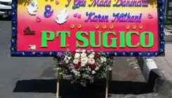 Bunga Papan Happy Wedding di Denpasar, DPS BP DC 6001
